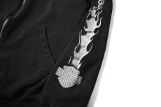 画像4: 90-00s Used Harley-Davidson Zip Sweat Hoodie made in UK (4)