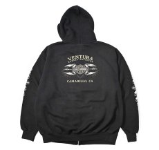 画像2: 00s Used Harley-Davidson Zip Sweat Hoodie (2)