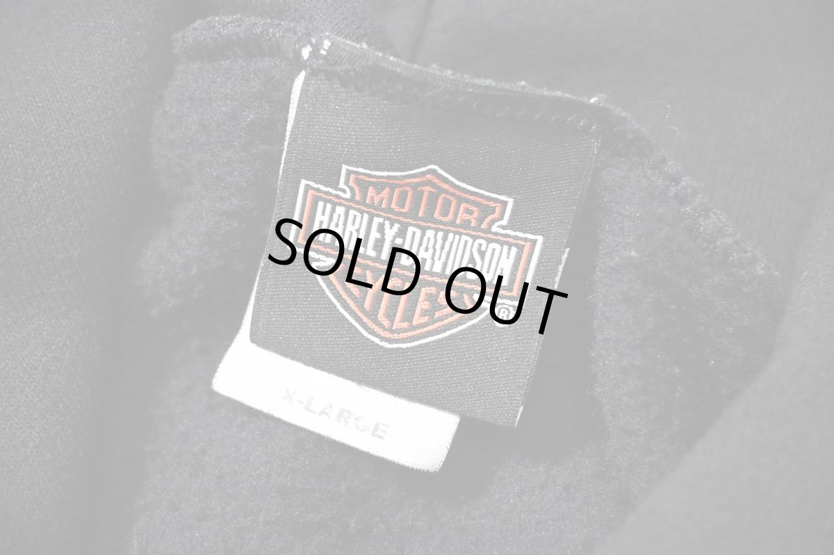 画像8: 00s Used Harley-Davidson Zip Sweat Hoodie (8)