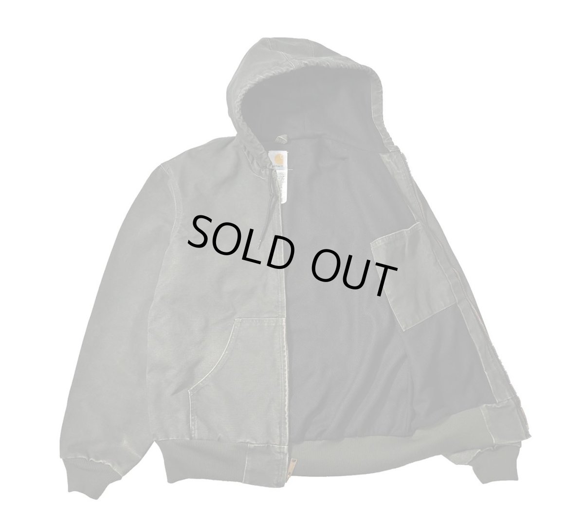画像5: 09' Used Carhartt Duck Thermal Lined Active Jacket Moss (5)