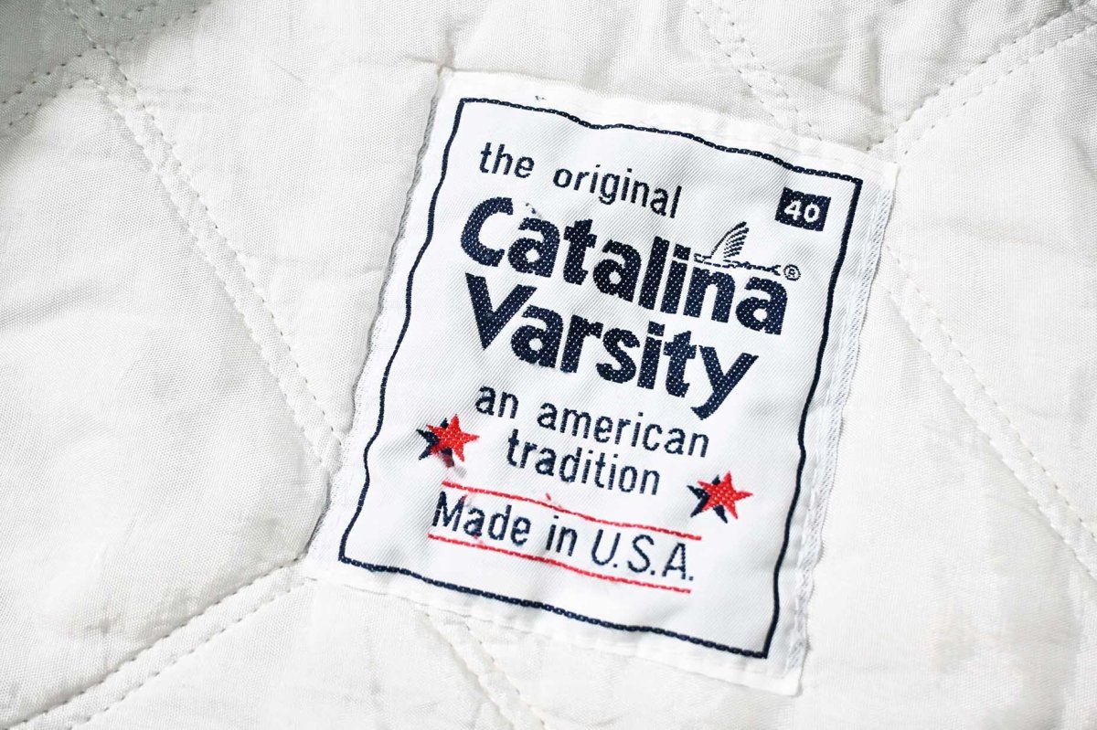 画像6: 70-80s Used Catalina Varsity Cup Shoulder Jacket (6)