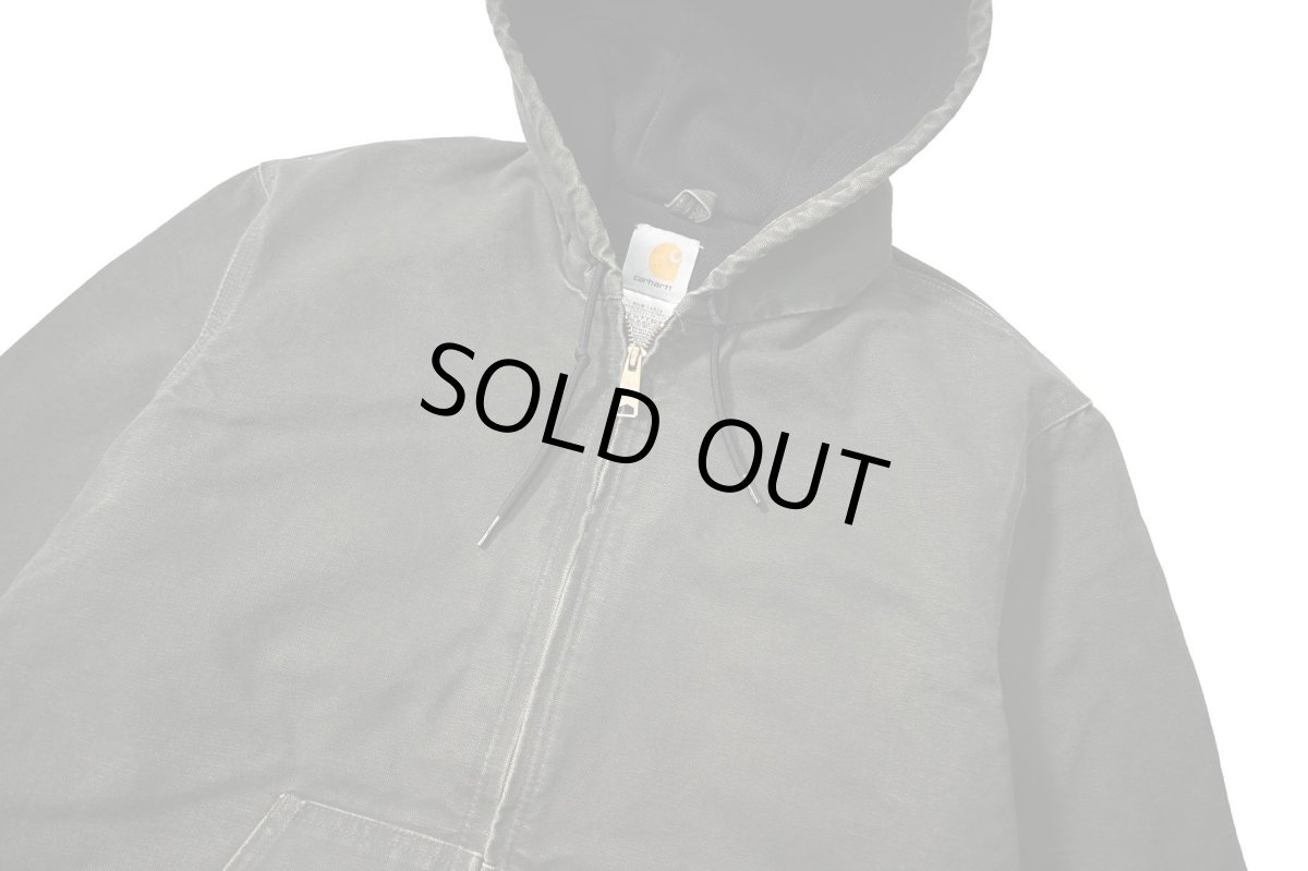 画像3: 09' Used Carhartt Duck Thermal Lined Active Jacket Moss (3)