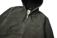 画像3: 09' Used Carhartt Duck Thermal Lined Active Jacket Moss (3)