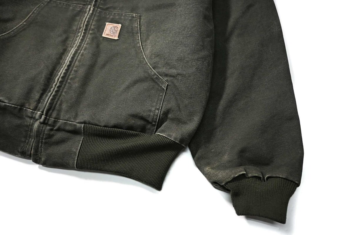 画像4: 09' Used Carhartt Duck Thermal Lined Active Jacket Moss (4)