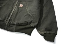 画像4: 09' Used Carhartt Duck Thermal Lined Active Jacket Moss (4)