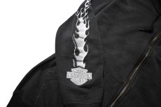 画像5: 90-00s Used Harley-Davidson Zip Sweat Hoodie made in UK (5)