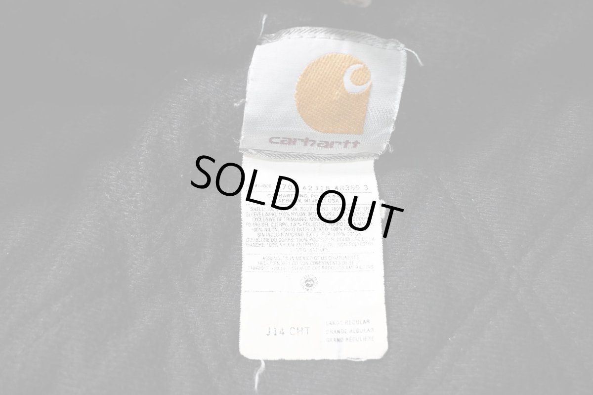 画像6: 03' Used Carhartt Quilted Flannel Lined Santa Fe Jacket Chestnut (6)