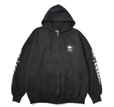 画像1: 00s Used Harley-Davidson Zip Sweat Hoodie (1)