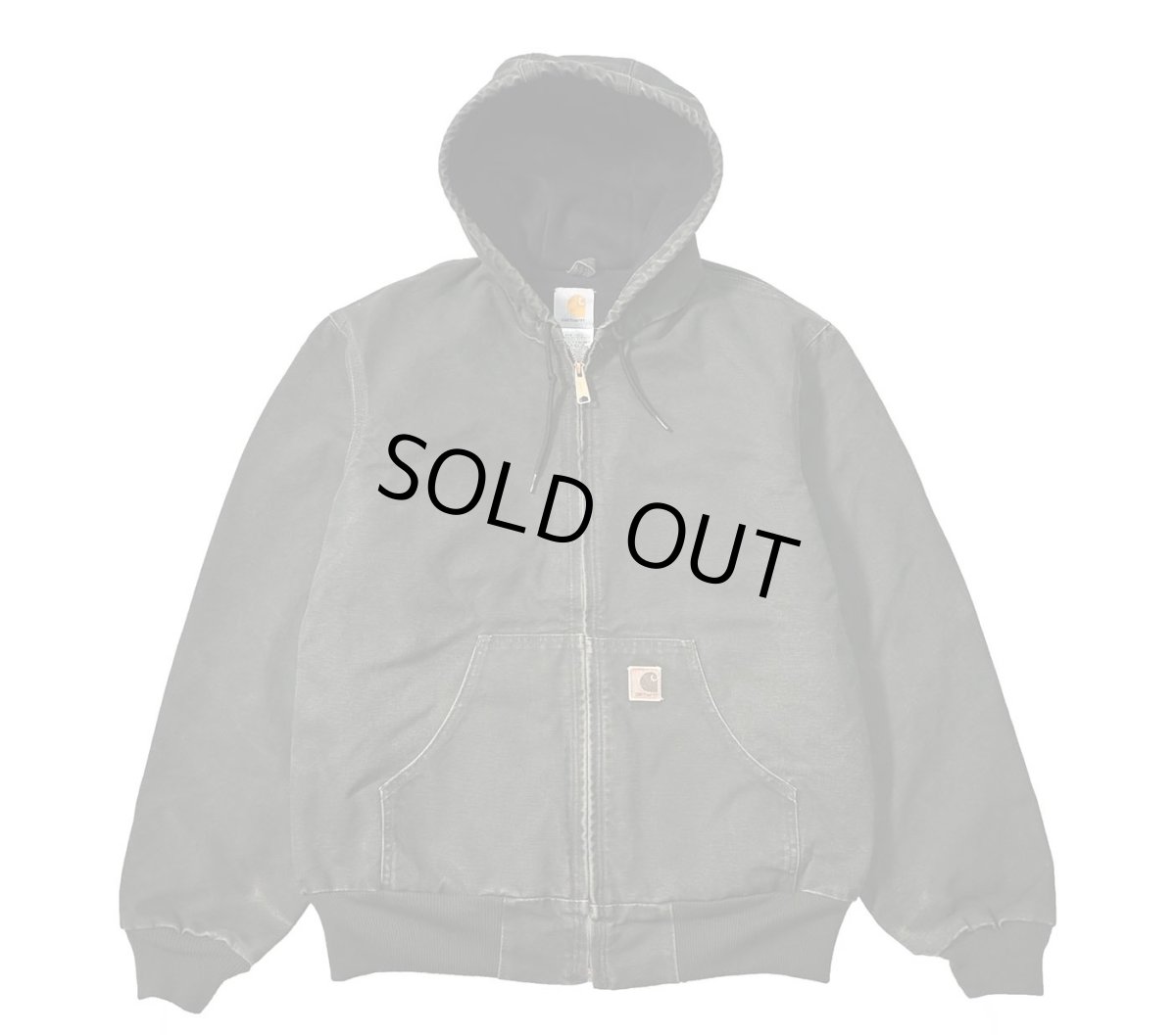 画像1: 09' Used Carhartt Duck Thermal Lined Active Jacket Moss (1)