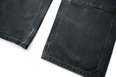 画像3: 08' Used Carhartt Duck Double Knee Carpenter Pants Black カーハート (3)