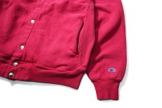 画像3: 90s Used Champion Reverse Weave Snap Cardigan Pink made in USA (3)
