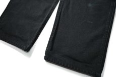 画像4: 16' Used Carhartt Duck Carpenter Pants Black カーハート (4)