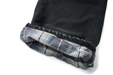 画像4: 05' Used Carhartt Flannel Lined Duck Carpenter Pants Black カーハート (4)