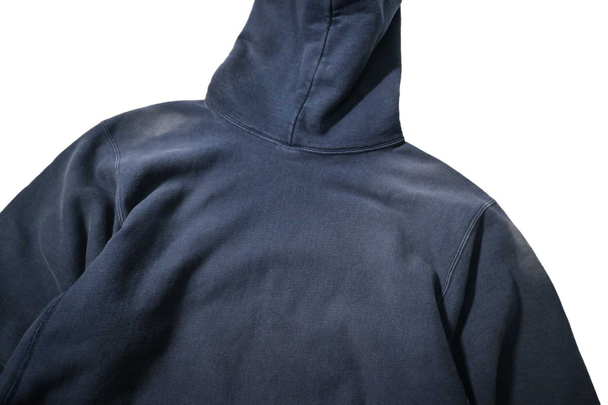 画像5: 90s Used Champion Reverse Weave Sweat Hoodie Navy 目無し (5)