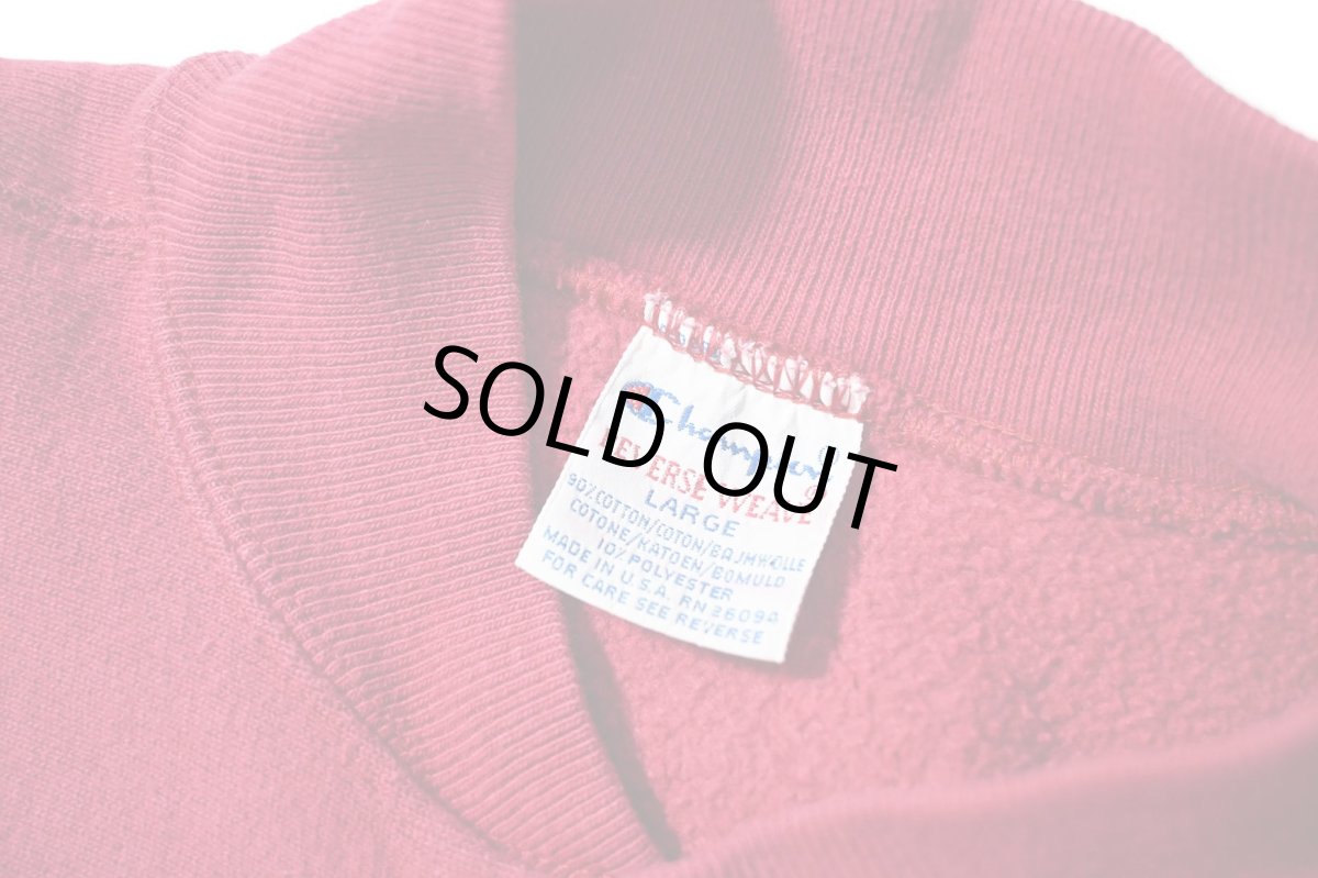 画像4: 90s Used Champion Reverse Weave Snap Cardigan Pink made in USA (4)