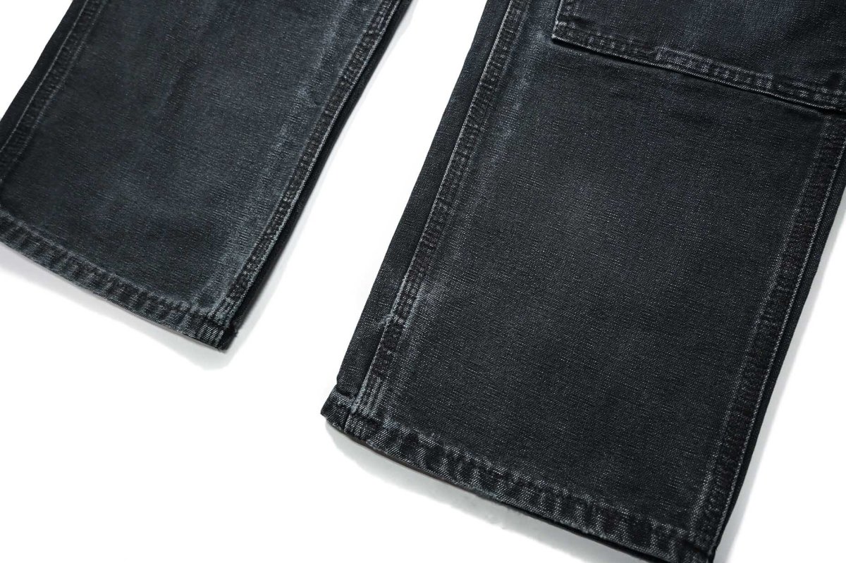 画像3: 00-10s Used Carhartt Duck Double Knee Carpenter Pants Black made in USA カーハート (3)