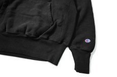 画像3: 90s Used Champion Reverse Weave Sweat Hoodie Black (3)