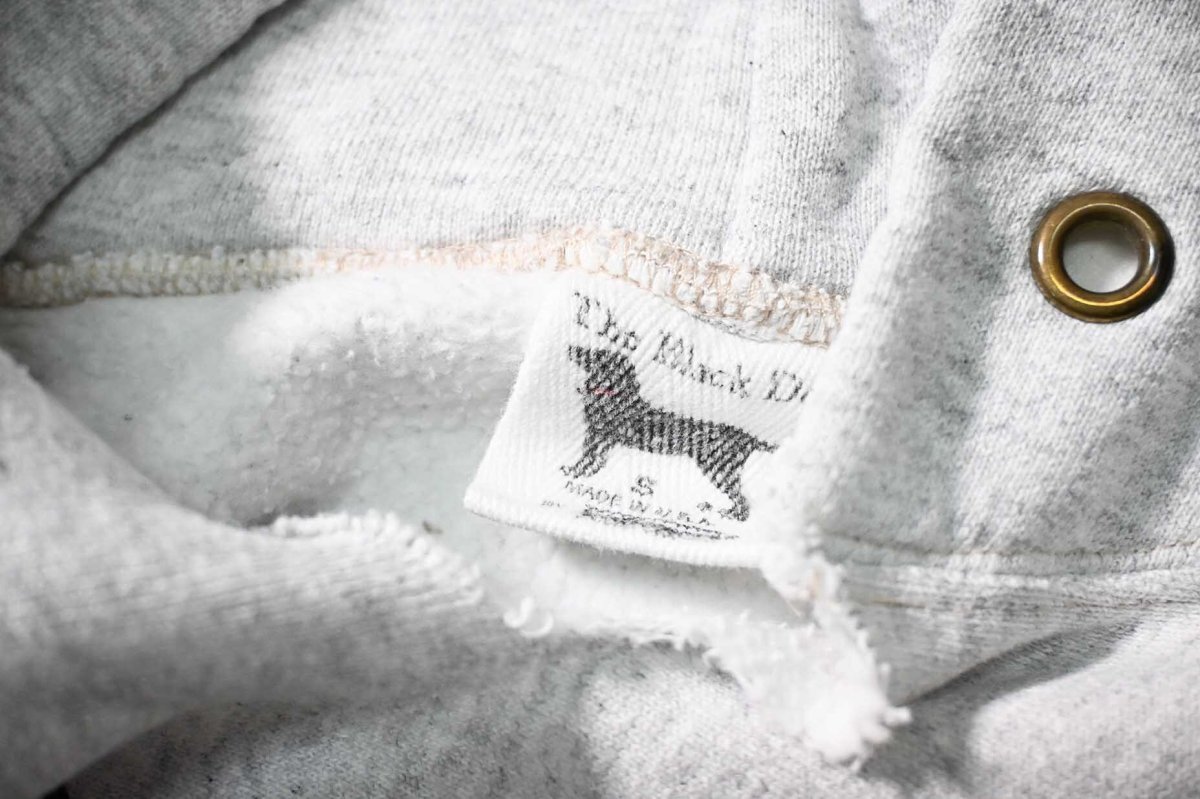 画像4: Used The Black Dog Sweat Hoodie Ash made in USA (4)
