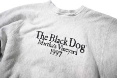 画像6: Used The Black Dog Sweat Shirt Ash made in USA (6)