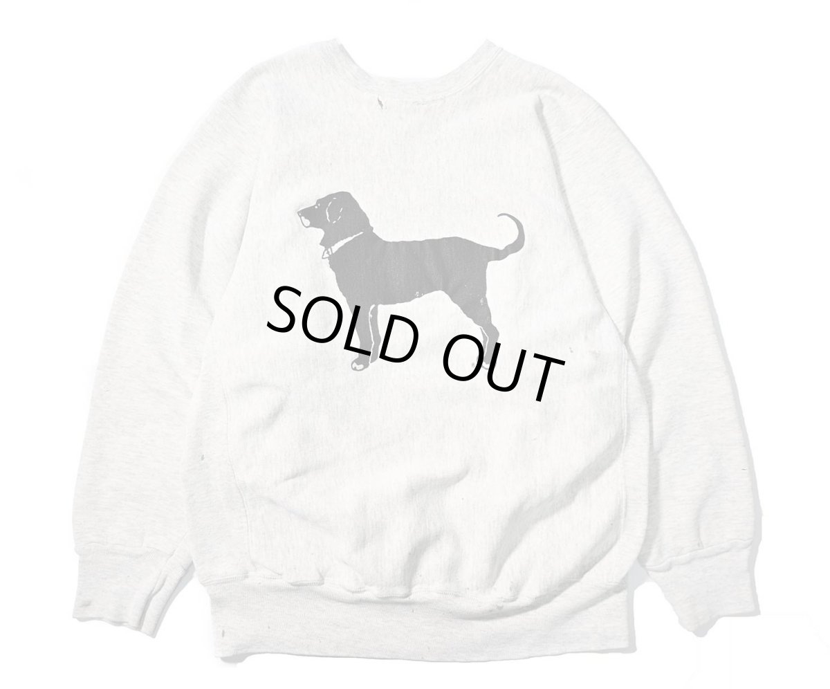 画像1: Used The Black Dog Sweat Shirt Ash made in USA (1)