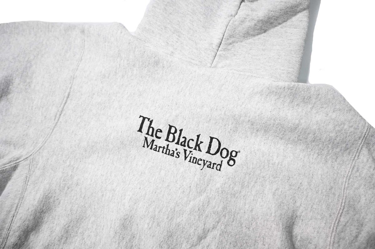 画像5: Used The Black Dog Sweat Hoodie Ash made in USA (5)