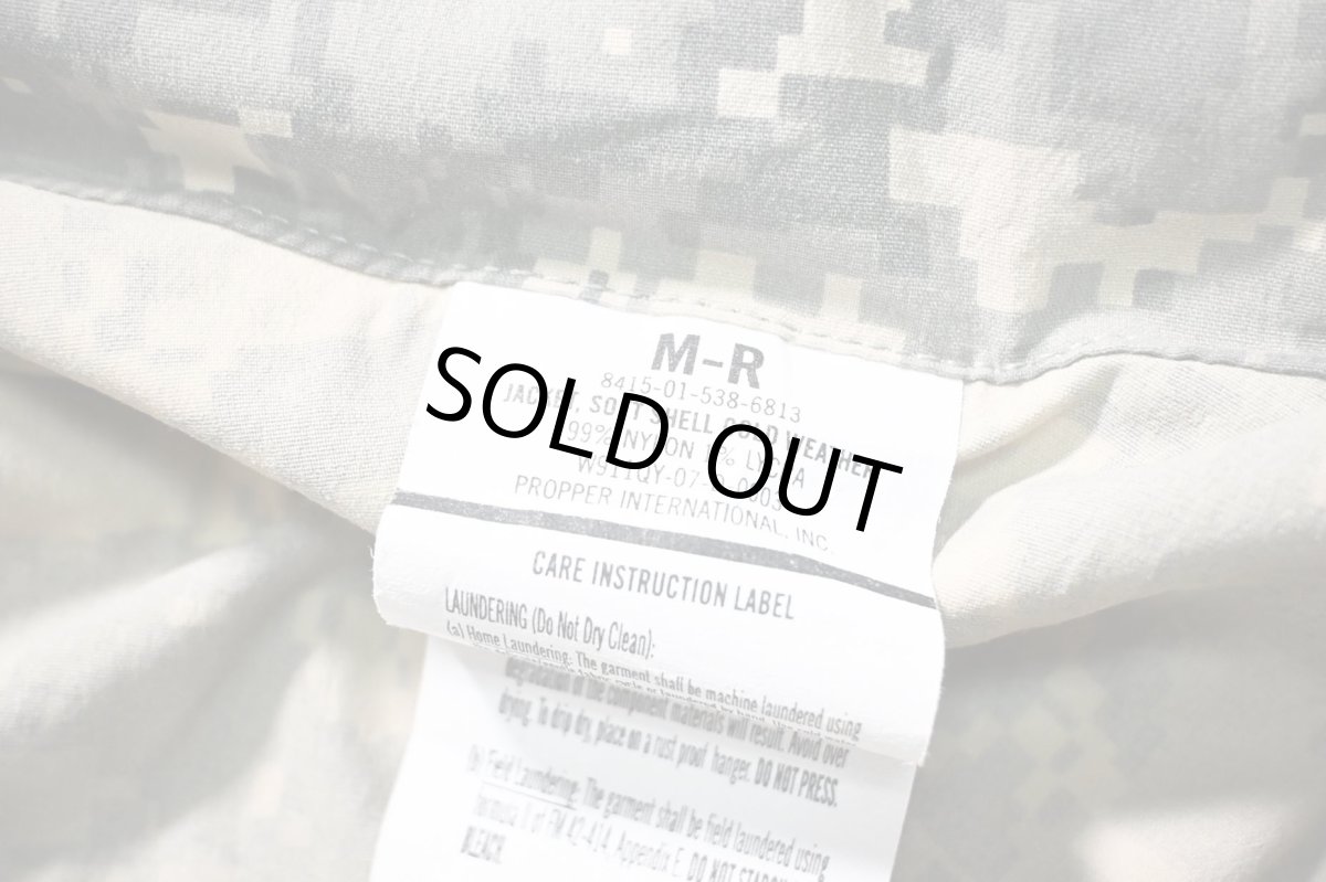 画像6: 07' Deadstock Us Army ECWCS GenIII Level5 Soft Shell Jacket (6)