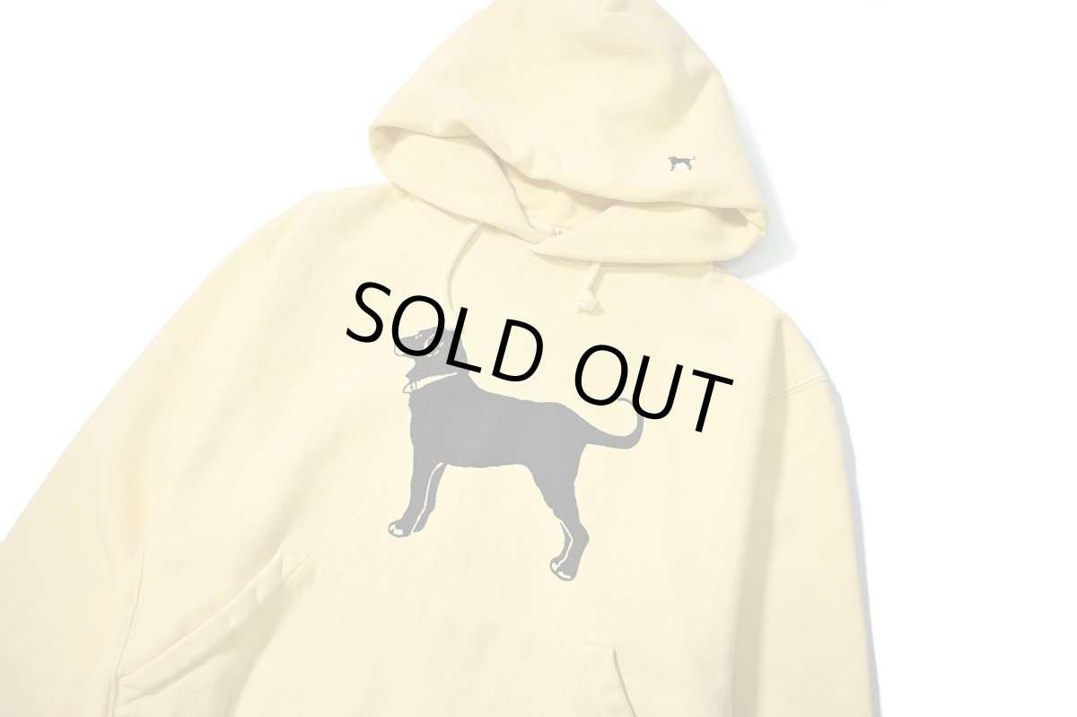 画像2: Used The Black Dog Sweat Hoodie Yellow (2)