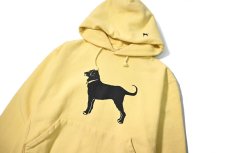 画像2: Used The Black Dog Sweat Hoodie Yellow (2)