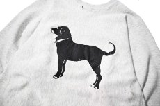 画像2: Used The Black Dog Sweat Shirt Ash made in USA (2)