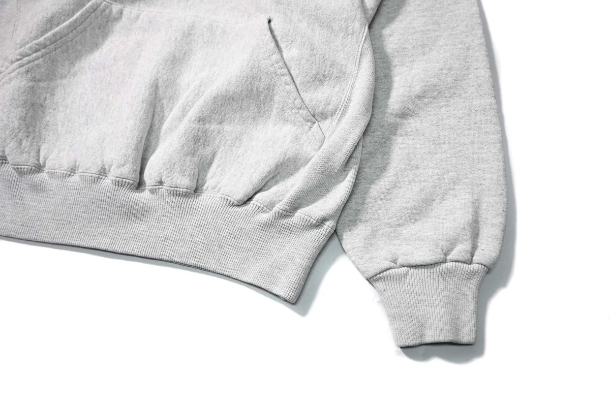 画像3: Used The Black Dog Sweat Hoodie Ash made in USA (3)