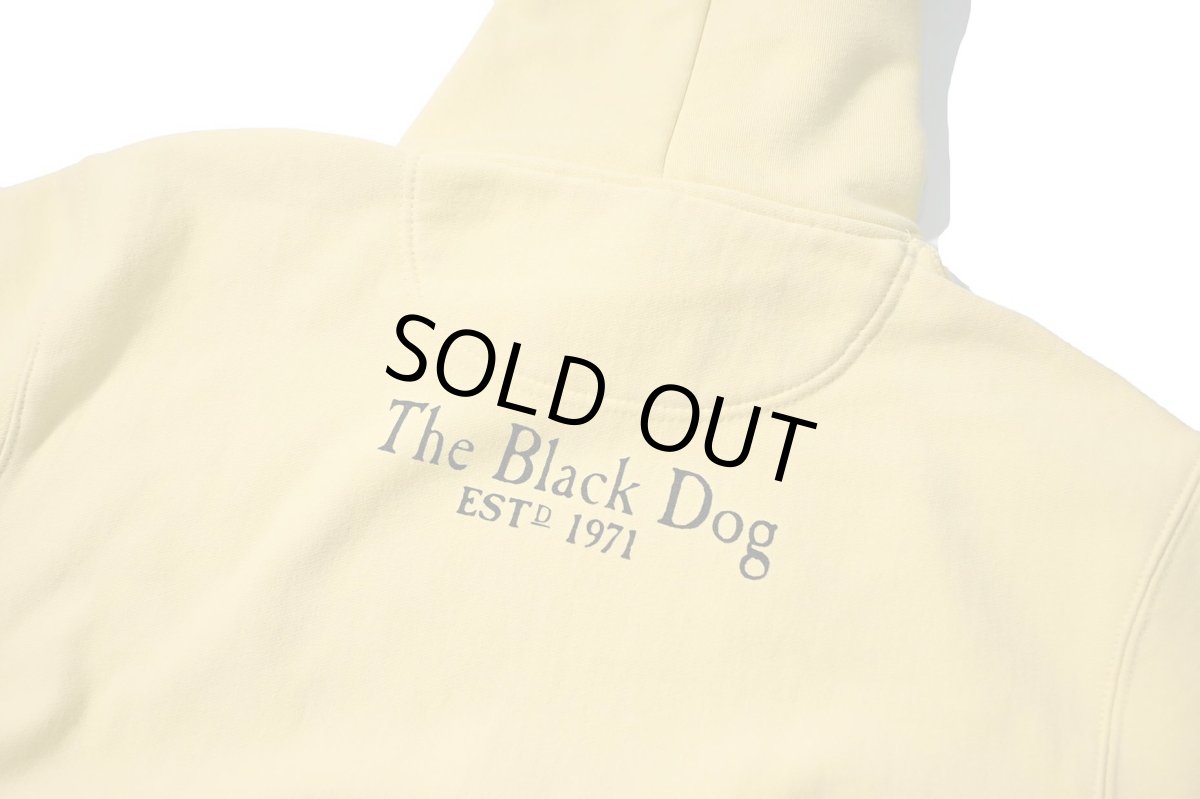 画像5: Used The Black Dog Sweat Hoodie Yellow (5)