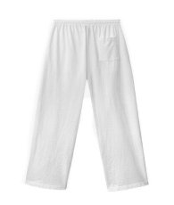 画像2: Los Angeles Apparel 8.5oz Wide Leg Jersey Pants White ロサンゼルス アパレル (2)