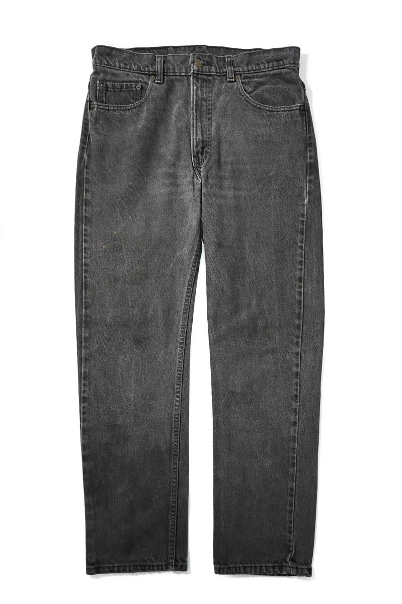 画像1: 91' Used Levi's 505 Denim Pants Black made in USA リーバイス (1)