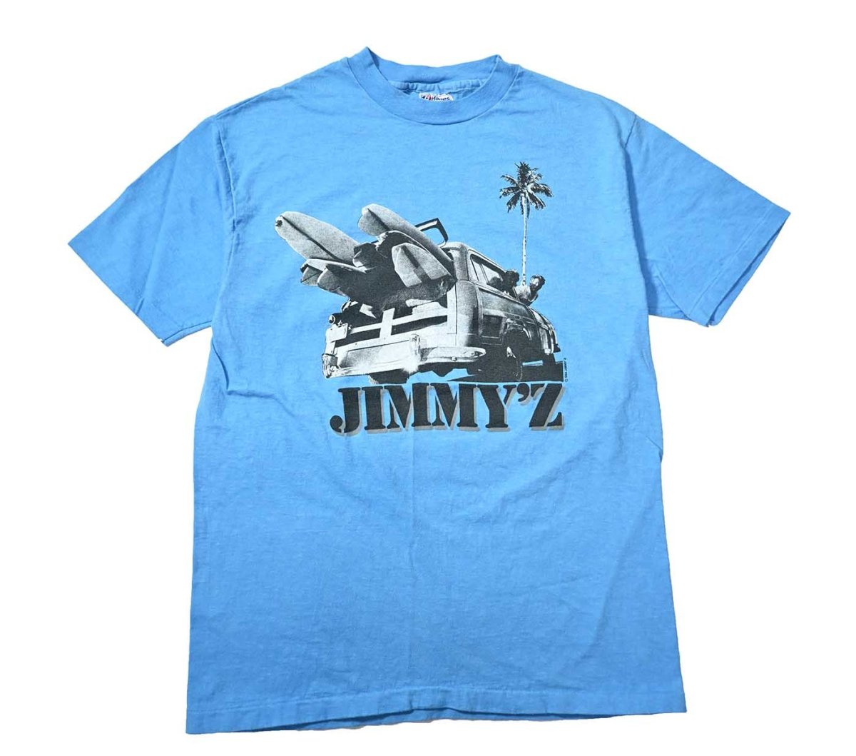 画像1: 80s Used Jimmy'Z Print Tee made in USA (1)