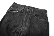 画像2: 95' Used Levi's 501 Denim Pants Black made in USA リーバイス 先染め (2)