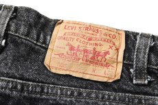 画像5: 90' Used Levi's 505 Denim Pants Black made in USA リーバイス 先染め (5)