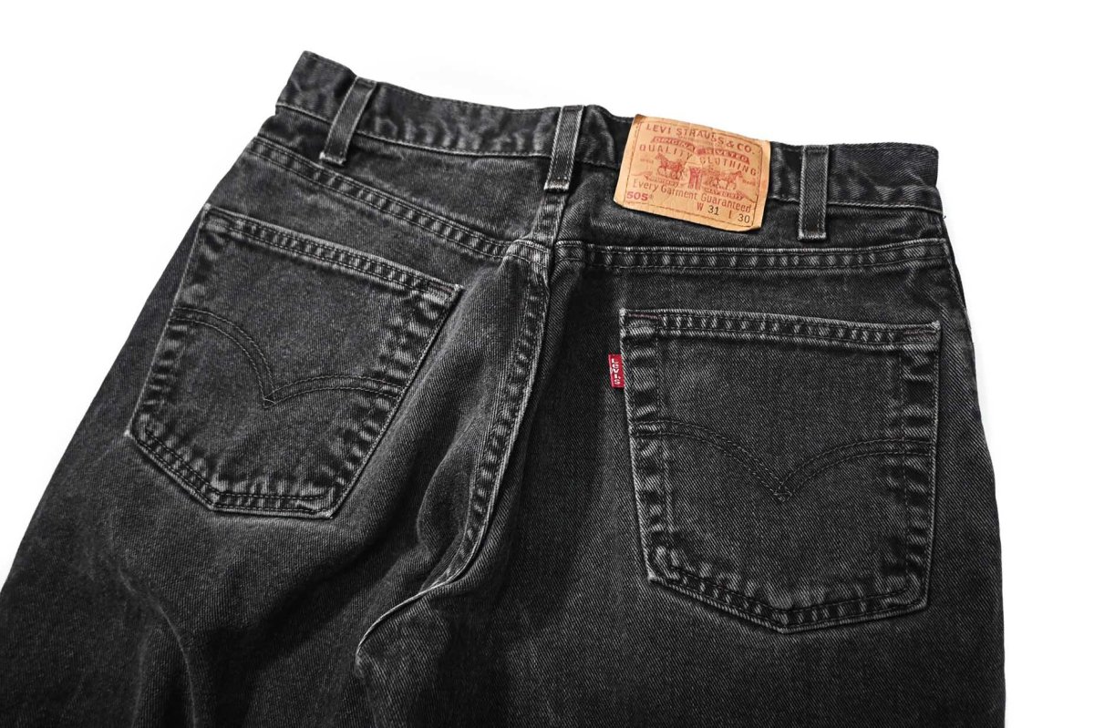 画像4: 00' Used Levi's 505 Denim Pants Black made in USA リーバイス (4)