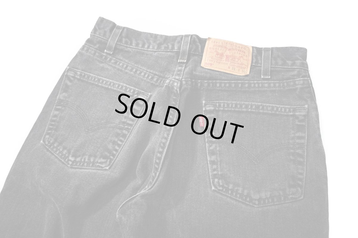 画像4: 00' Used Levi's 505 Denim Pants Black made in USA リーバイス (4)