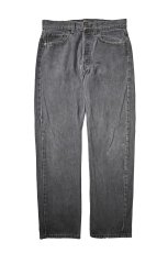 画像1: 90' Used Levi's 501 Denim Pants Black made in USA リーバイス 先染め (1)