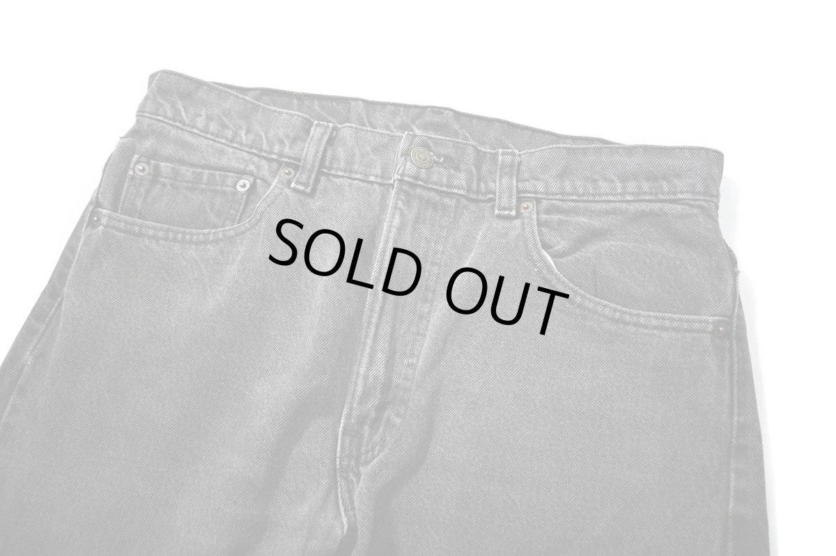 画像2: 91' Used Levi's 505 Denim Pants Black made in USA リーバイス (2)