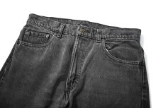 画像2: 91' Used Levi's 505 Denim Pants Black made in USA リーバイス (2)