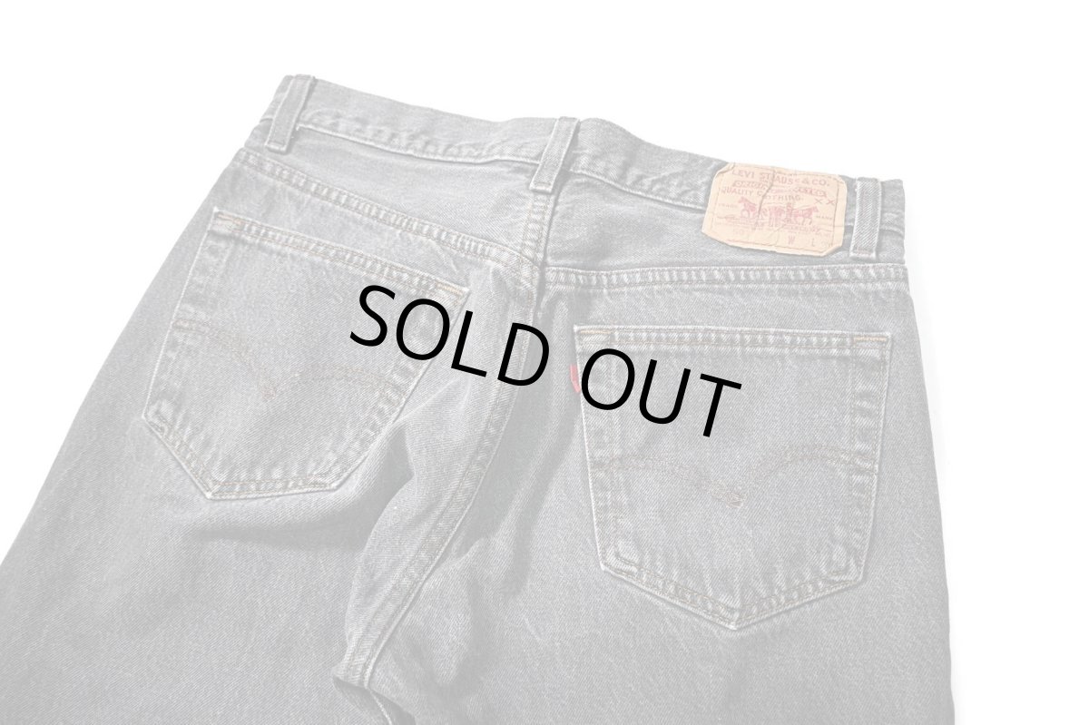 画像4: 90' Used Levi's 501 Denim Pants Black made in USA リーバイス 先染め (4)