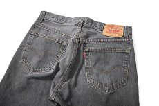画像4: 90' Used Levi's 501 Denim Pants Black made in USA リーバイス 先染め (4)