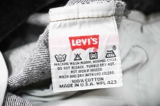 画像6: 95' Used Levi's 501 Denim Pants Black made in USA リーバイス 先染め (6)