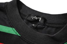 画像4: 80-90s Used Stussy Border Pocket Tee made in USA (4)