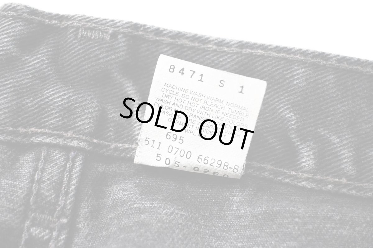 画像8: 00' Used Levi's 505 Denim Pants Black made in USA リーバイス (8)