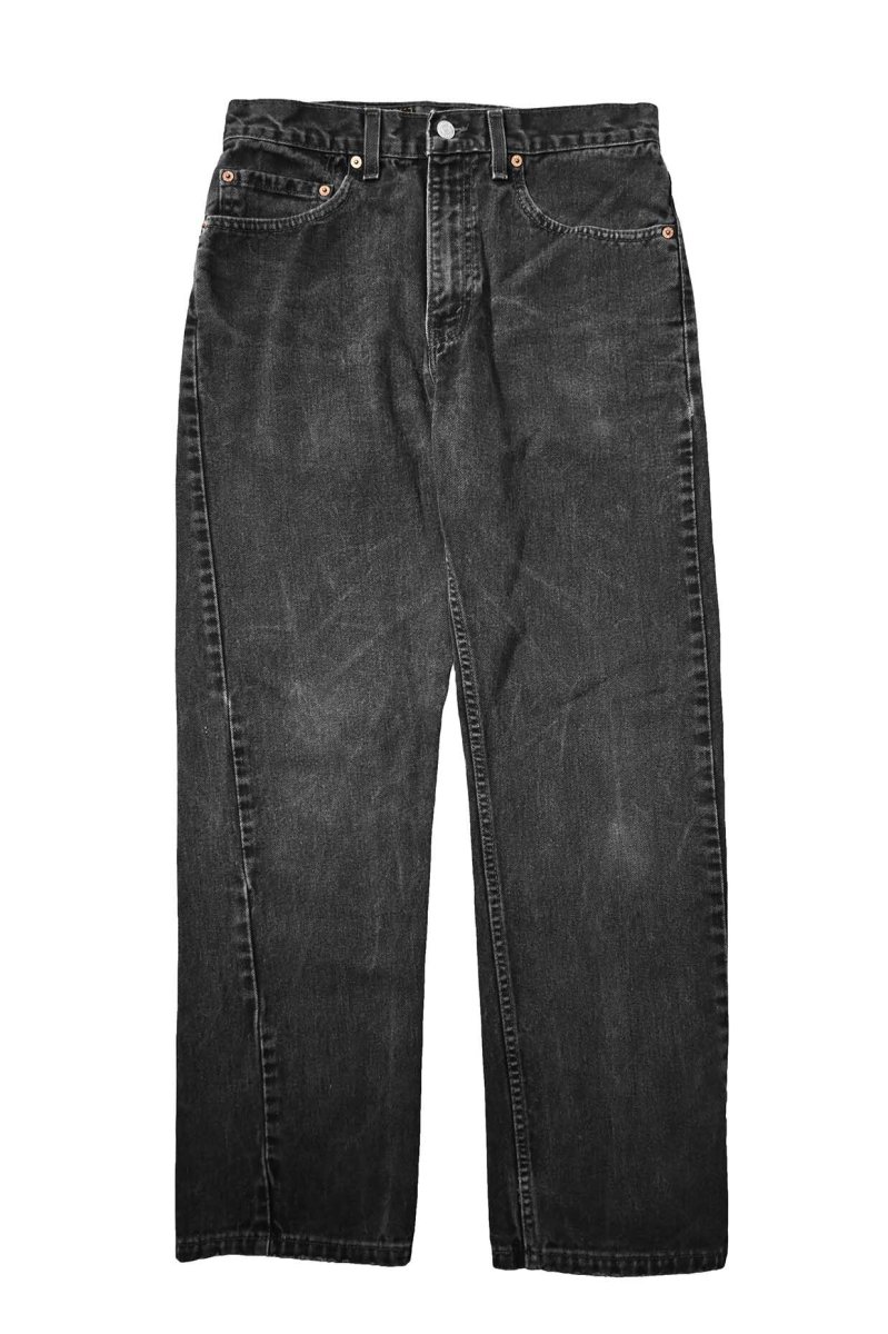 画像1: 00' Used Levi's 505 Denim Pants Black made in USA リーバイス (1)