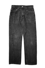 画像1: 00' Used Levi's 505 Denim Pants Black made in USA リーバイス (1)