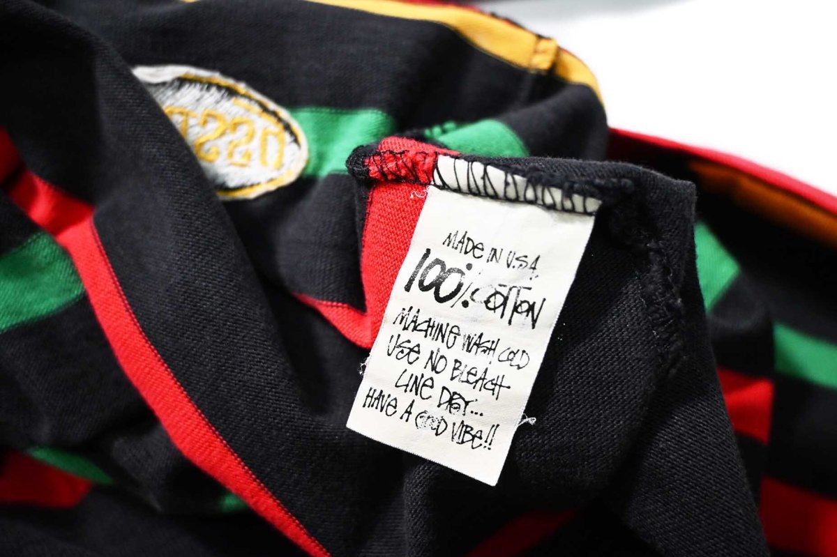 画像5: 80-90s Used Stussy Border Pocket Tee made in USA (5)