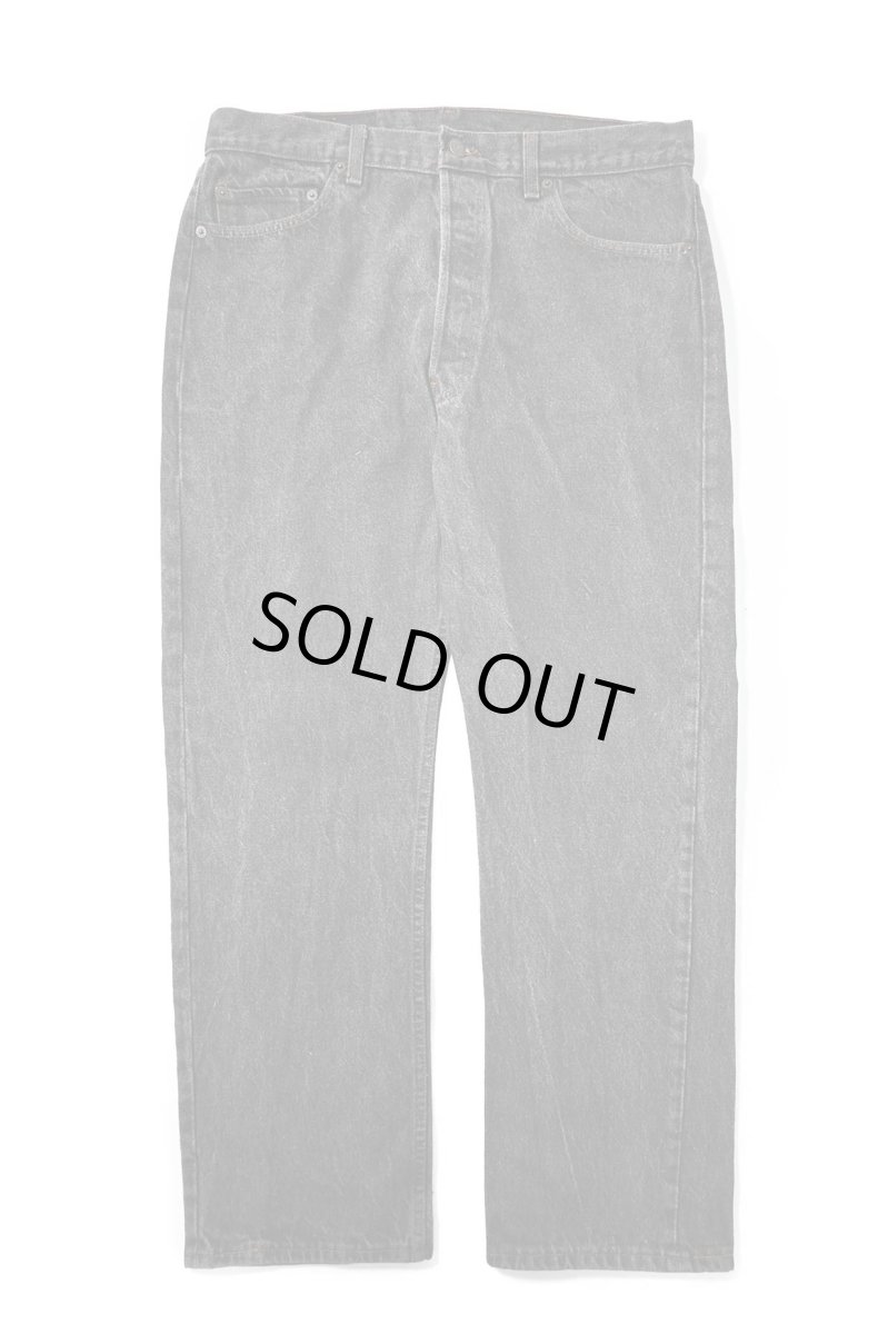 画像1: 88' Used Levi's 501 Denim Pants Black made in USA リーバイス 先染め (1)